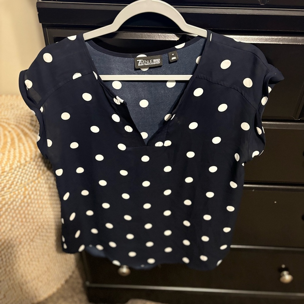 Polka dot blouse - Picture 3 of 4
